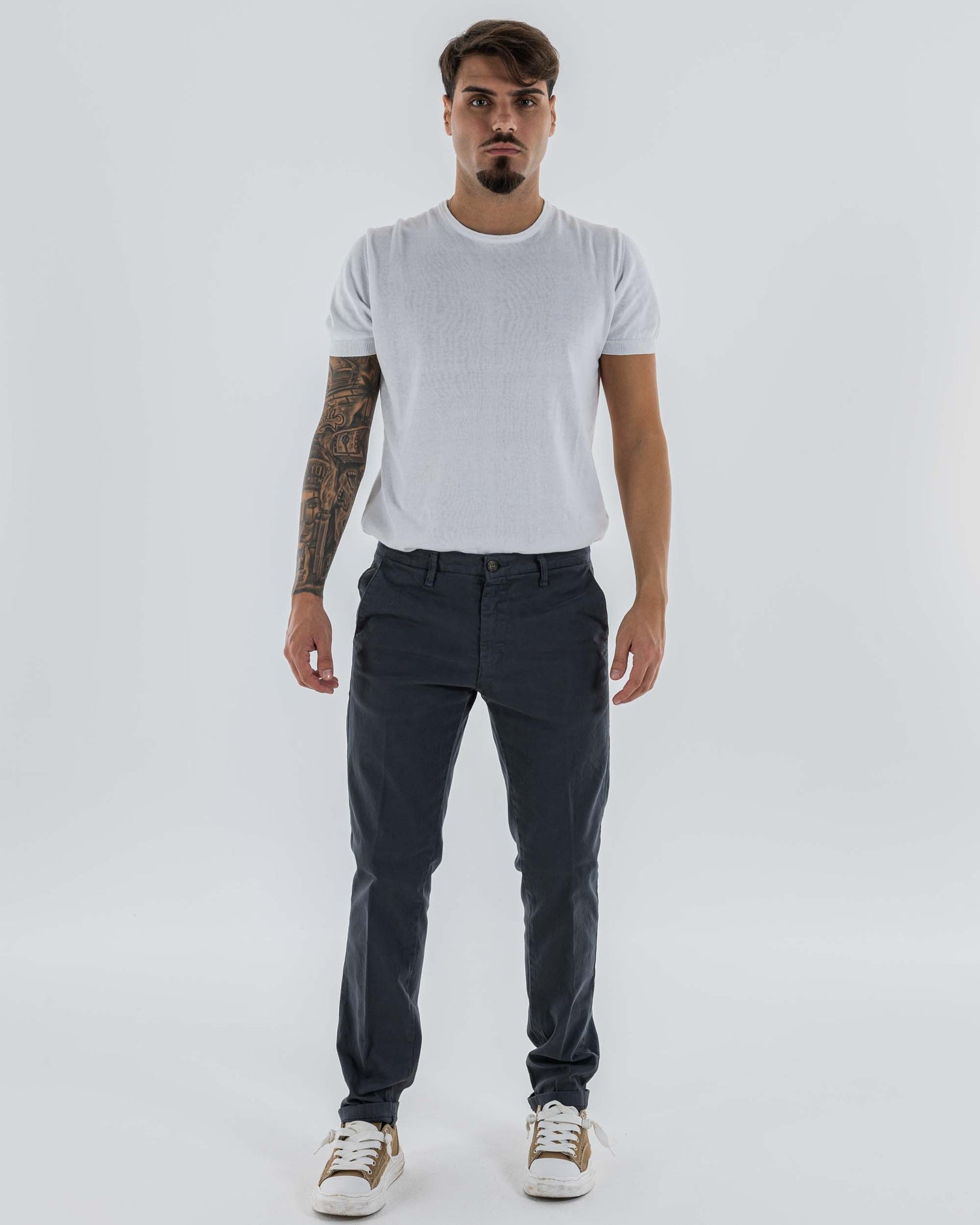 Pantalone tasca America Grigio