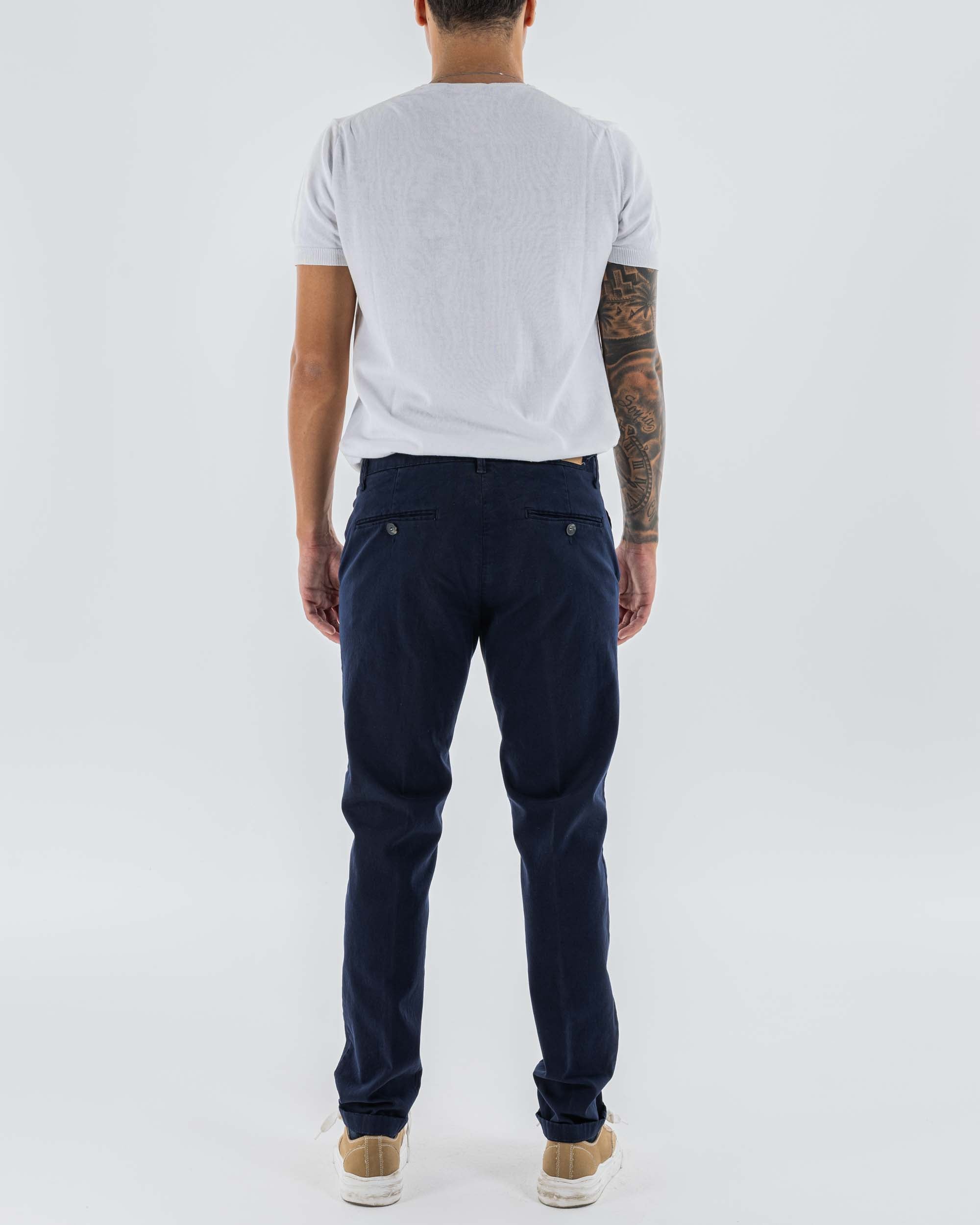 Pantalone tasca America Blu